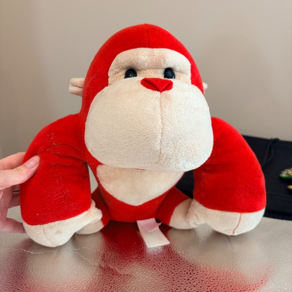 Dan‎ Dee Collector's Choice Red Gorilla Plush Stuffed Animal Heart Love